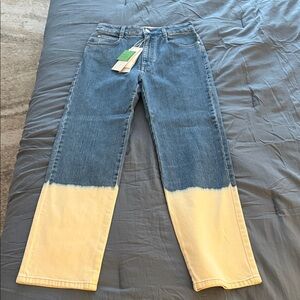Stella McCartney Blue and White Straight Women’s Jeans